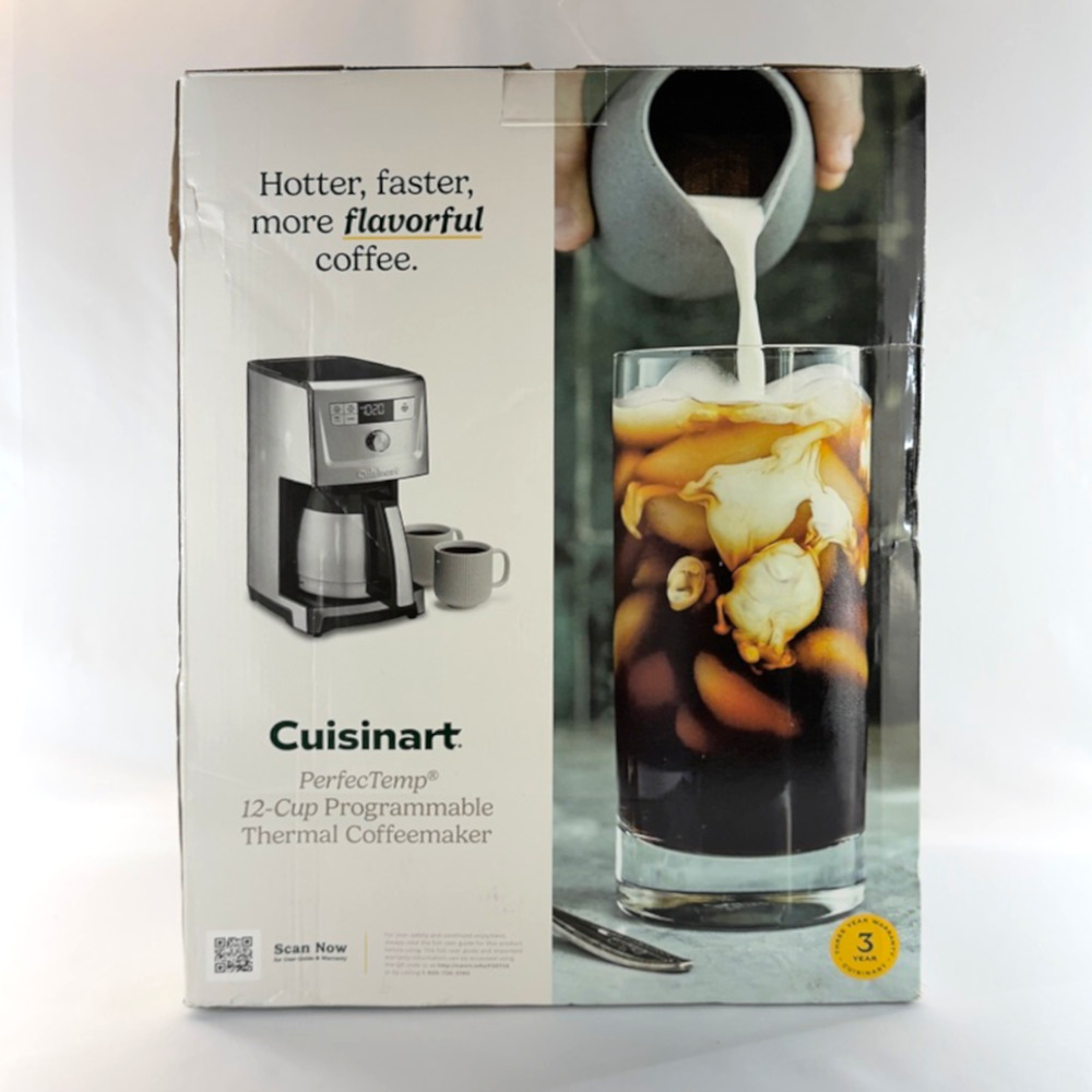 Cuisinart PerfecTemp 12 Cup Programmable Thermal Coffeemaker DCC-3700 Brewing